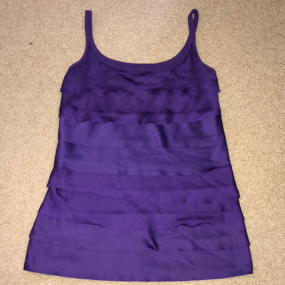 New York and Company Ruffle Tank Top